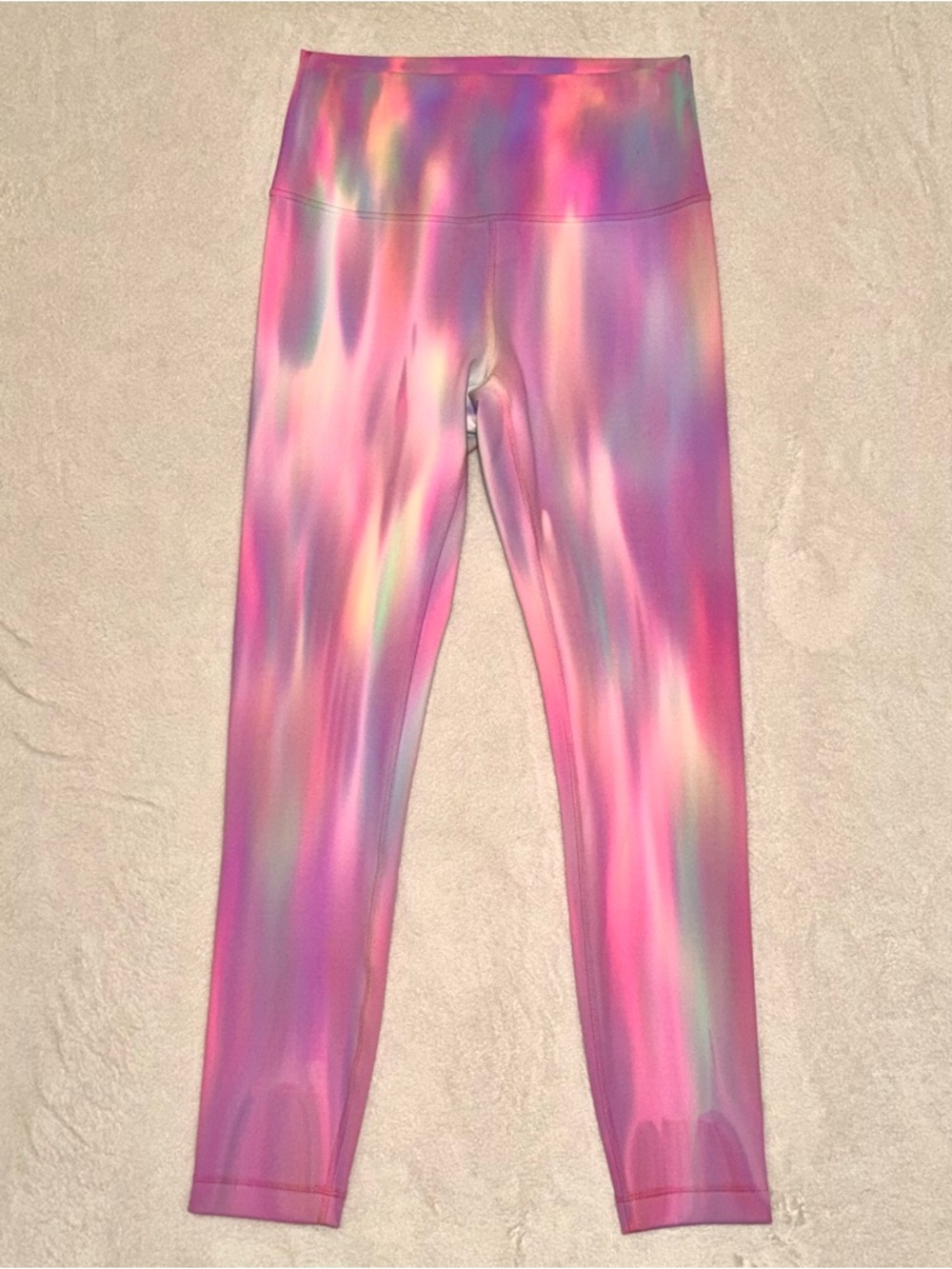 LULULEMON Wunder Train High Rise Legging 25” in Psychadelic Wash Multi size 8 - Picture 3 of 10